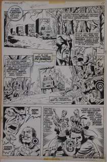 Paul Gulacy / Al Milgrom | MASTER of KUNG-FU #19 pg 17, Dr Fu Manchu Federal Agents | High Quality Comics