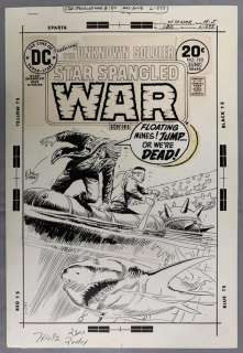 Joe Kubert Original Comic Cover Art. Star Spangled | Weiss Auctions
