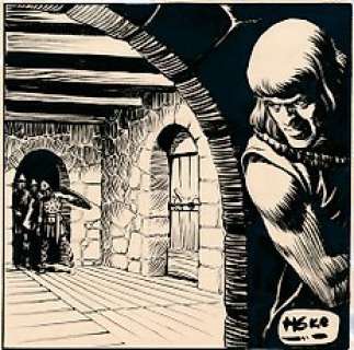 Kresse, Hans G. - Eric de Noorman - Verhaal 32 - Originele strook (s.99) - De Witte Raaf - (1954)