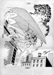 JOHN ROMITA SR - Amazing Spiderman 3-up Poster Art, Spidey saves MJ twin? 1982 | eBay US (Buy It Now)