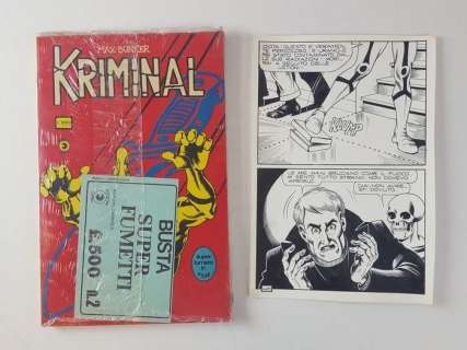 Magnus - Illustr. Origin. n. 52 "Kriminal: Le Bare di Ghiaccio" + Albo "Super Fumetti in Film" - Loose page - First edition - (1971) | Catawiki
