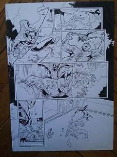 Spectacular Spider-man UK - 1 planche originale by Kris justice et Andy Tong - First edition (2008)