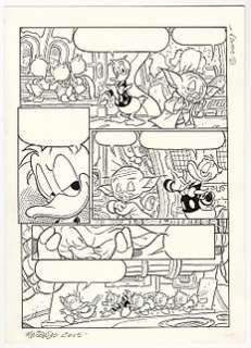 Star Wars, Paperino - Andrea Freccero - tavola originale firmata - Loose page - (2015) | Catawiki