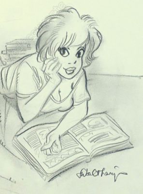 François Walthéry Dessin Original Natacha Lecture 26,8x35,8cm | eBay Europe (Buy It Now)