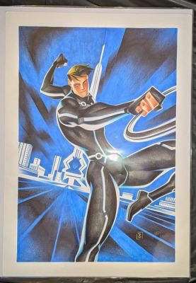 Disney Tron Legacy Sam Flynn Original Art Drawing Thony Silas (16.5 x 23.5 in) | eBay US (Buy It Now)