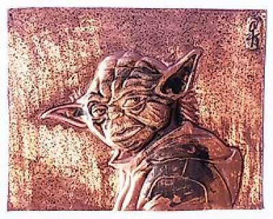 ART - YODA on SHEET COPPER - ORIGINAL - (2019/2019) | Catawiki
