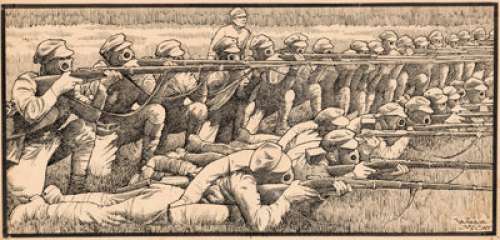 Winsor McCay Chemical Warfare Editorial Illustration Original Art (c. 1917).... | Heritage