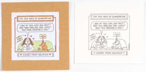 Guisewite, Cathy | Cathy Guisewite Scenes from Isolation Page 84 Single Panel Comic Illustration Original Art (Andrews McMeel Publish... (Total: 2 Original Art) | Heritage