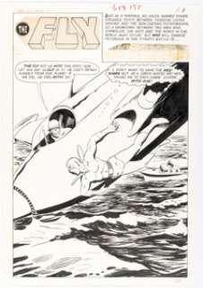 Rosenberger, John | John Rosenberger Adventures of the Fly #28 Complete Story Original Art and Color Guides Group of 52 (Archie, 1963)... (Total: 25 Items) | Heritage