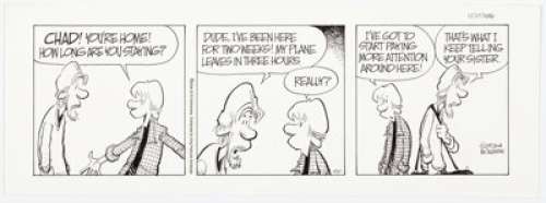 Borgman, Jim | Jerry Scott and Jim Borgman Zits Daily Comic Strip Original Art dated 12-27-06 (King Features Syndicate, 2006).... | Heritage