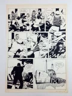 Attilio Micheluzzi - Tav. Origin. n. 3 "Capitan Erik: L’Ultima Nave Negriera" - Loose page - (1981) | Catawiki