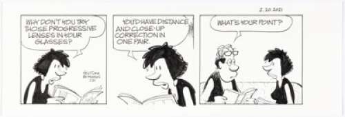 Jerry Scott and Jim Borgman Zits Daily Comic Strip Original Art dated 2-20-21 (King Features Syndicate, 2021). | Heritage