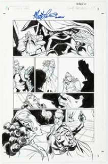 Scott Hepburn and Dan Parsons Star Wars: The Clone Wars Story Page 17 Original Art (Dark Horse, 2009).