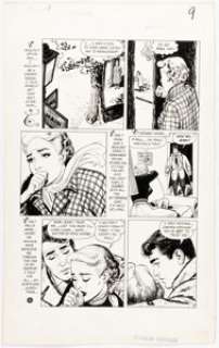 Nick Cardy Popular Romance #24 "Last Chance for Love" Story Page 9 Original Art (Pines, 1953). | Heritage