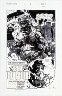 Tommy Lee Edwards Shortstop Squad #1 Complete 25-Page Story Original Art (Ultimate Sports Force, 1999). (Total: 25 Original Art) | Heritage