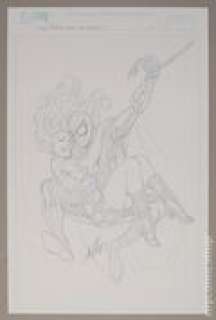 Spider-Man: The Girl Pin-Up Sketch by Al Rio | mycomicshop.com