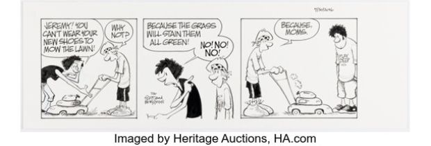 Jerry Scott and Jim Borgman Zits Daily Comic Strip Original Art dated 7-30-16 (King Features Syndicate, 2016). | Heritage