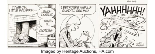 Jerry Scott and Jim Borgman Zits [Squirrel Savoir] Daily Comic Strip Original Art dated 5-17-19 (King Features Syndicate, 2019). | Heritage