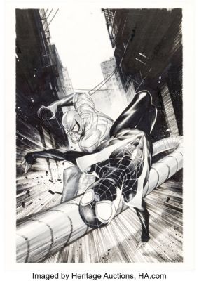 Dike Ruan Miles Morales: Spider-Man #2 Cover Original Art (Marvel, 2023). | Heritage