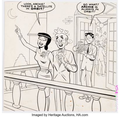 Bob White Archie’s Joke Book Magazine #70 Cover Illustration Original Art (Archie, 1963). | Heritage