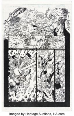 George Pérez and Al Vey Avengers #14 Story Page 18 Original Art (Marvel, 1999). | Heritage