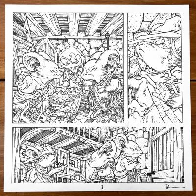 David Petersen | Discordant Fellowship short story Page 1 | David Petersen