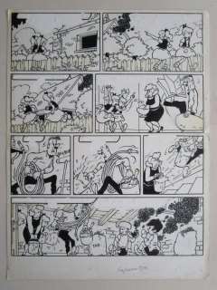 Nys, Jef - Originele pagina - Jommeke - gagplaat | Catawiki