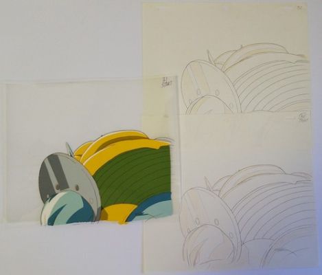 Dragon Ball GT Rodovetro Anime Cel Mit Douga Generale Lilde B1 Start B2 | eBay Europe (Buy It Now)