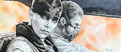 Mad Max - Original illustration - Hommage - Max and Furiosa - (2017)