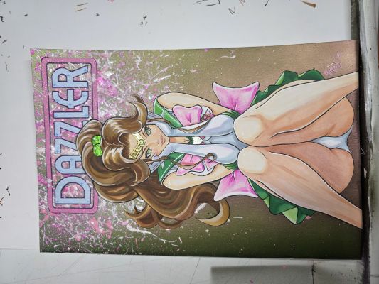 Andonious "Smo-G" Vassiliadis - "Lightning Elegy" Sailor Jupiter mixed media sketch cover by Smo-G (2026)