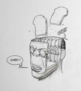 Emmanuel Reuzé |  » L’Art du 9e Art  » – RANXEROX – Illustration Originale | Zic et Bul