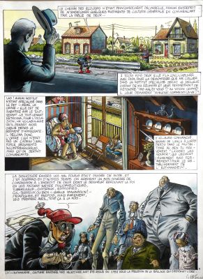 O’groj | Au Fil du Rasoir –  » Rafael la rafale » – Planche Originale | Zic et Bul