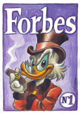 Scrooge McDuck – Forbes Nº1 Cover | Corner4art