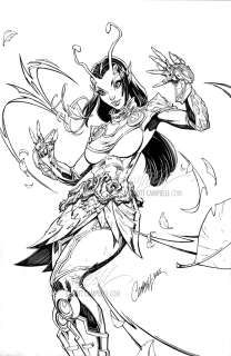 J. Scott Campbell | Original Art: Marvel Rivals: Ignite #1 JSC EXCLUSIVE Cover C "Mantis" (2025) | J. Scott Campbell