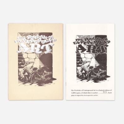 Lot 340 - The Portfolio of Underground Art (Schanes and Schanes, 1980) | Landry Pop Auctions