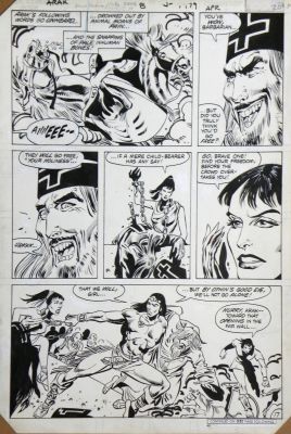 Ernie Colon | ARAK – n° 13 – Planche Originale n° 17 – issue 8 | Zic et Bul