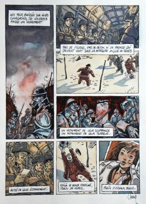 Boris Vian | HEAVY METAL –  » To all the children « – Planche originale – Page 2 – Gilles Cazaux | Zic et Bul