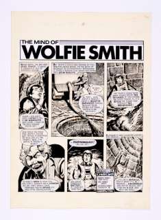 The Mind of Wolfie Smith original artwork by Eduardo Vano (1979) for… | Comic Book Auctions ltd