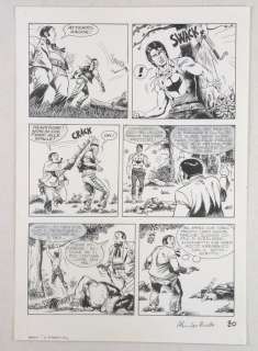 Zagor n. 490 - Alessandro Piccinelli - Tav. Origin. n. 20 "Zagor: Huron!" - Loose page - (2006) | Catawiki