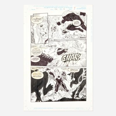 Lot 115 - Dario Carrasco, Jr. and Ian Akin, Alpha Flight #130 Story Page 6 Original Art (Marvel Comics, 1994) | Landry Pop Auctions