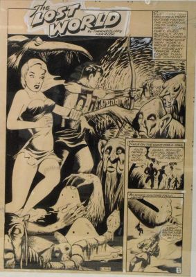 Lot 284 - PLANET COMICS #40 ORIGINAL COMIC ART
