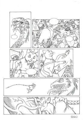 Marco Nizzoli | Le Monde d’Alef-Thau vol.1 p.17 | Tavole Originali