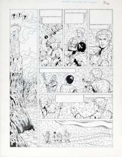 Martin, Jacques / Chaillet, Gilles | LEFRANC. LES PORTES DE L’ENFER. Encre | Coutau Bégarie