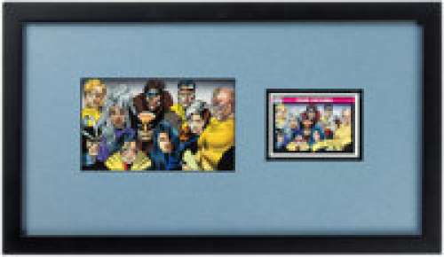 1990 Impel Marvel Universe Series 1 #139 X-Men - Original Color Production Trading Card Art - Paul Mounts (Banshee, Havok, Storm, Jubilee, Wolverine, Gambit (first appearance), Psylocke, Forge, Rogue, Sunder)