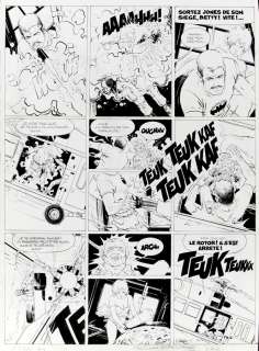 Vance | XIII, planche n°42 Ã  l’encre de Chine de l&#… | Banque Dessinée