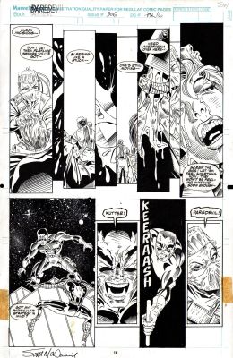 Scott McDaniel | Daredevil #306 p.16 | Tavole Originali