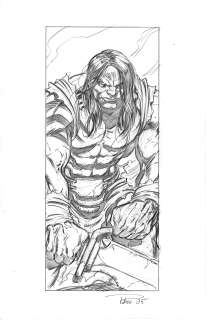 Paul Pelletier - Sketch Pin-Up, Skaar, Son of Hulk