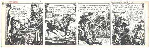 Steve Canyon | Steve Canyon, "ANTI-SKEPTIC SOLUTION", 8/10/1950 | Russ Cochran