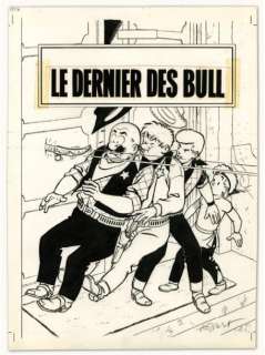 Tibet - CHICK BILL Encre de Chine pour la couverture de l‘album Le Dernier