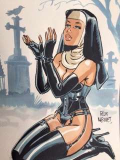 Meynet, Félix - Dessin original couleur - Gothique | Catawiki